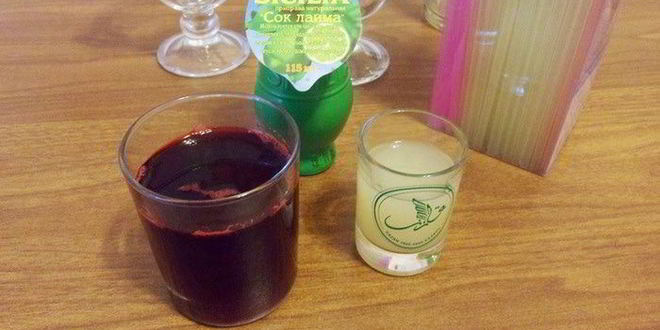 Рецепт вишневого лимонада с лаймом