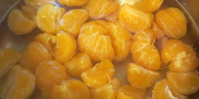 Рецепт мандаринов в сиропе