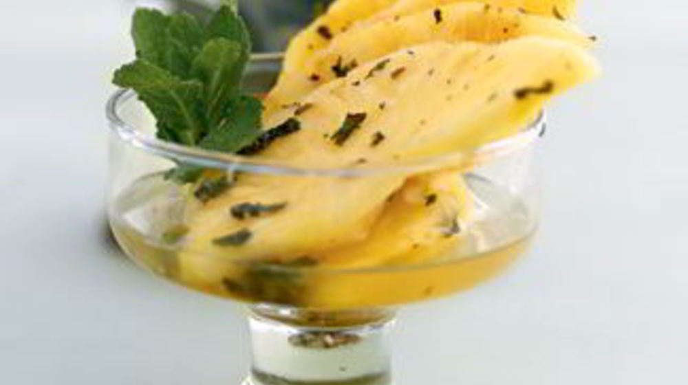 Как приготовить ананас мохито