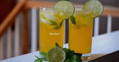 Рецепт Чая Мохито со льдом