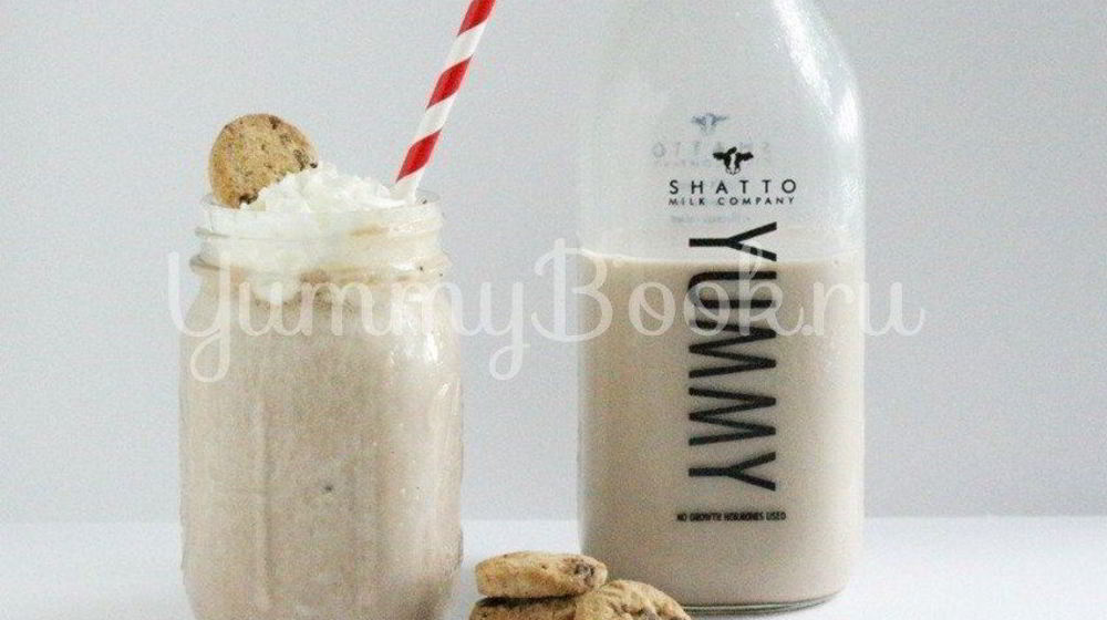 Как приготовить коктейль молочный с кусочками фруктов и шоколада