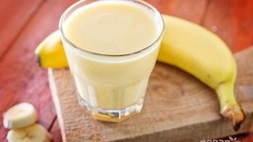 Рецепт Коктейля Молочного с мороженым и бананом