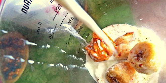 Рецепт молочного коктейля арахисового