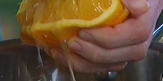 Рецепт молочного коктейля с персиками и апельсинами