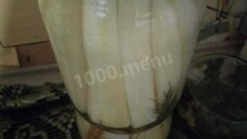 Рецепт Молодых кабачков консервированных в сиропе