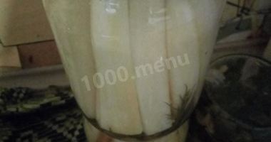 Рецепт Молодых кабачков консервированных в сиропе