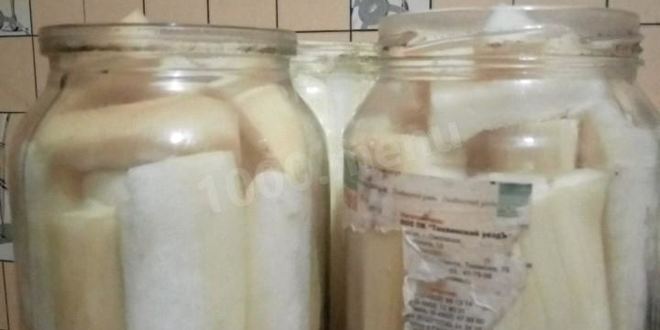 Рецепт молодых кабачков консервированных в сиропе