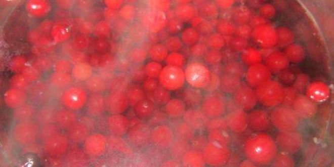 Рецепт домашнего морса из клюквы