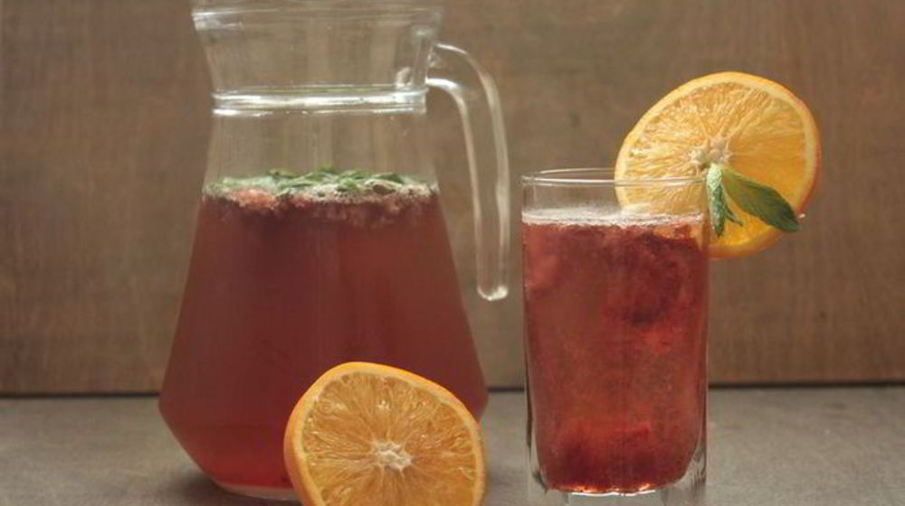 Как приготовить клубнично-апельсиновый морс