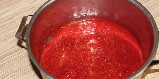 Рецепт клубничного морса из клубники