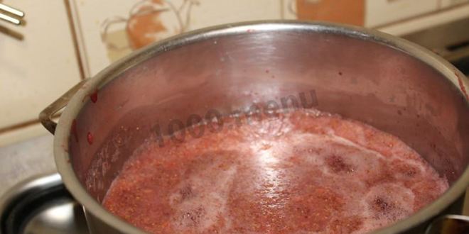 Рецепт клубничного морса из клубники