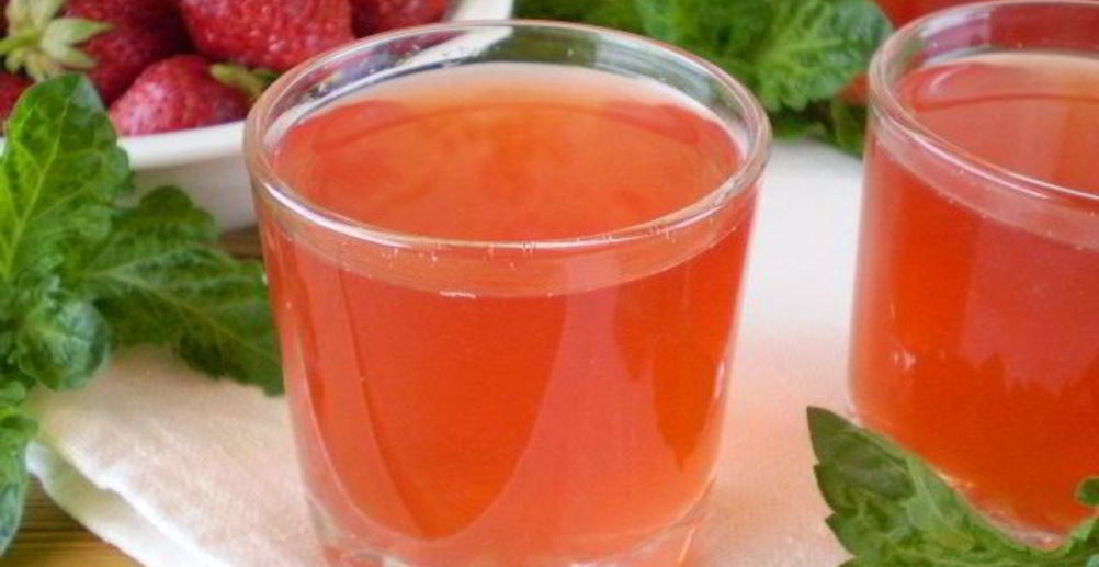 Рецепт вишнево-крыжовенный морс