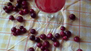 Рецепт Клюквенно-апельсинового морс