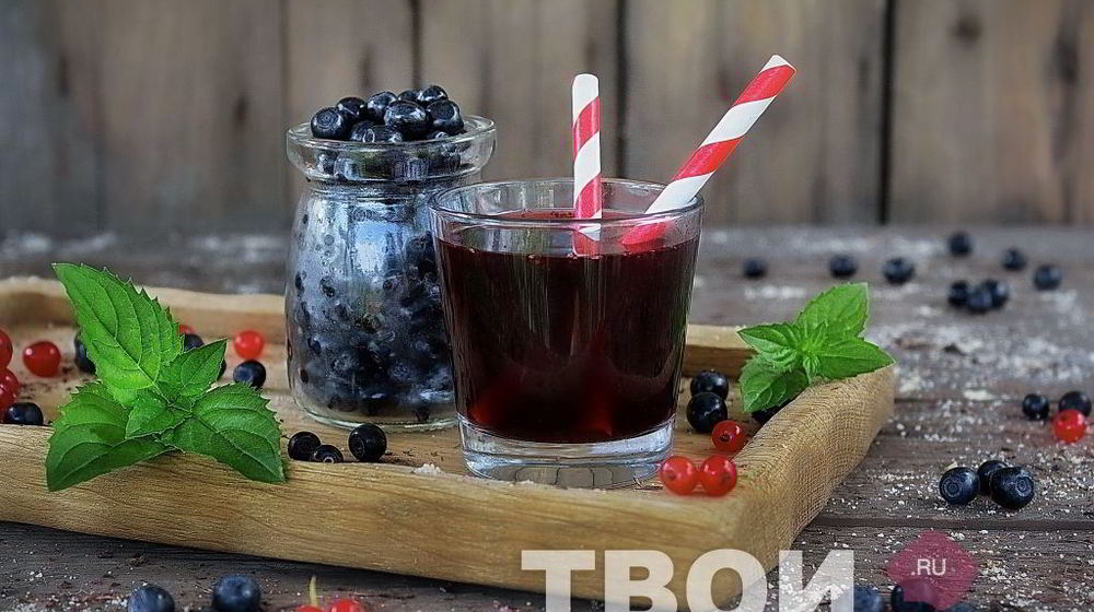 Как приготовить морс из черники