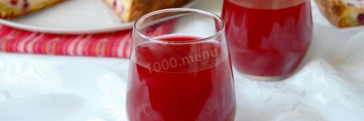 Рецепт Морса из свежей брусники