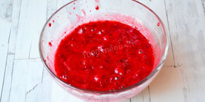 Рецепт морса из свежей брусники