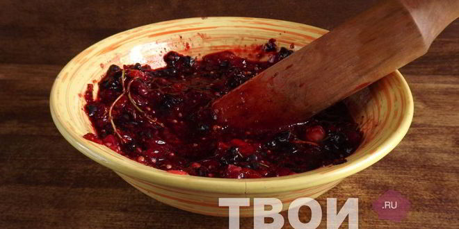 Рецепт ягодного морса
