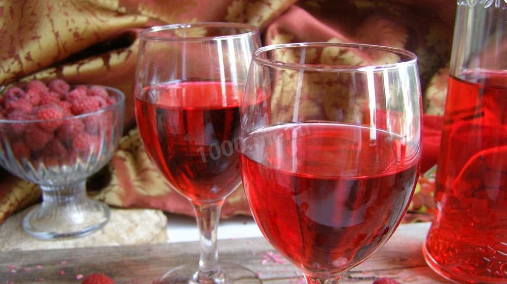 Как приготовить малиновую наливку из малины