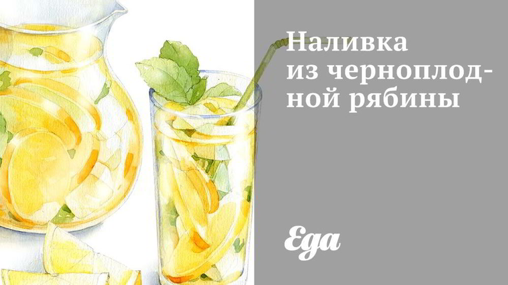 Как приготовить наливку из черноплодной рябины