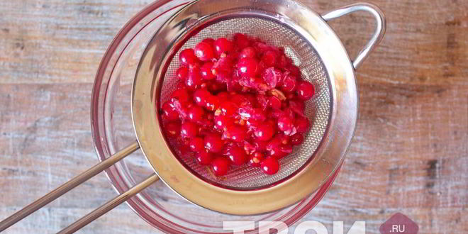 Рецепт наливки из красной смородины