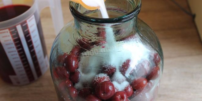 Рецепт вишневой наливки на водке