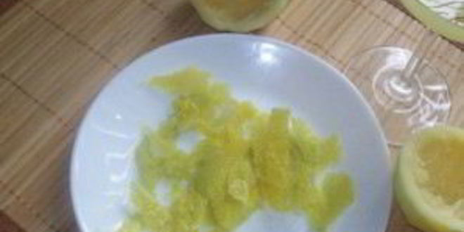 Рецепт лимонной настойки на спирту