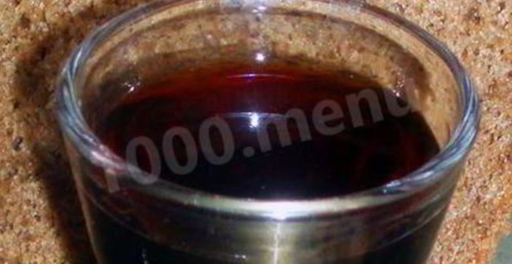 Рецепт настойку из черной смородины на водке