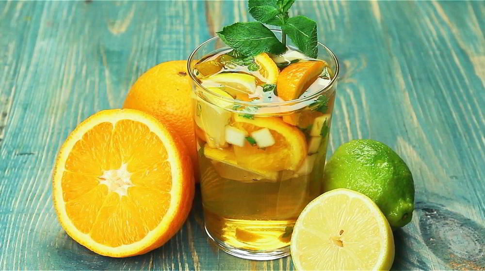 Как приготовить безалкогольную сангрию