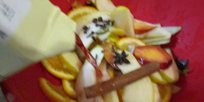 Рецепт газированной сангрии с минералкой