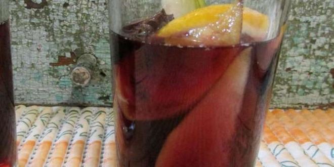 Рецепт газированной сангрии с минералкой