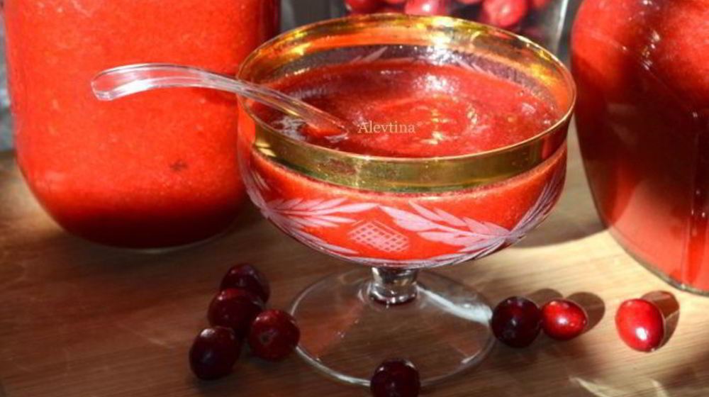 Как приготовить клюквенный соус сангрия