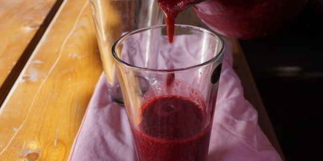 Рецепт ананасова-ягодного смузи