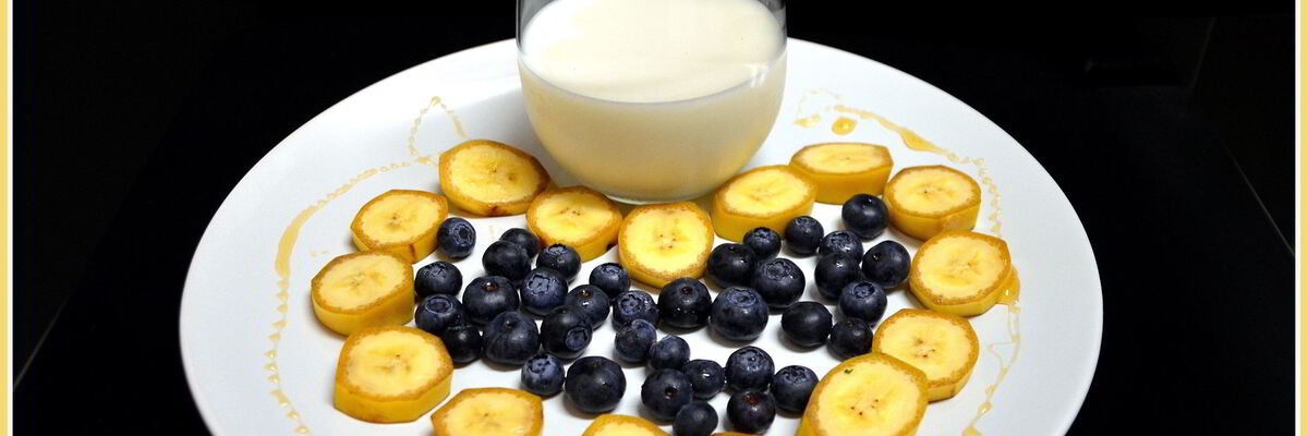Рецепт Бананового смузи с голубикой