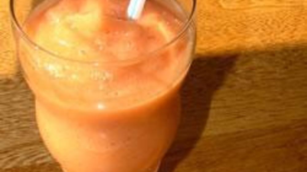 Как приготовить оранжевый смузи