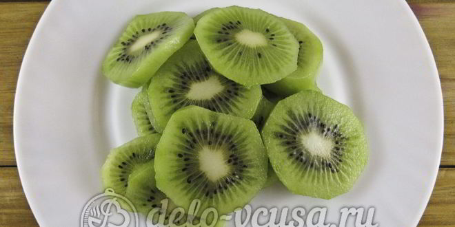 Рецепт овсяного смузи с бананом и киви