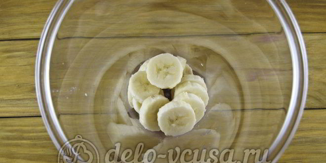 Рецепт овсяного смузи с бананом и киви