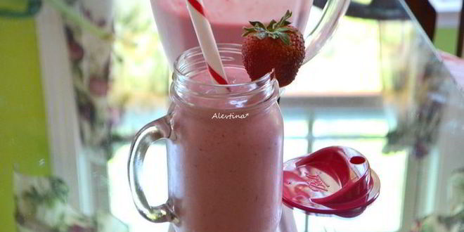 Рецепт розового смузи