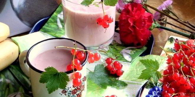 Рецепт смородинового смузи