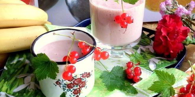 Рецепт смородинового смузи
