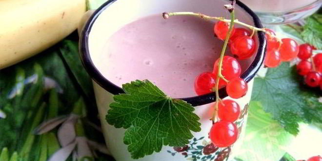 Рецепт смородинового смузи