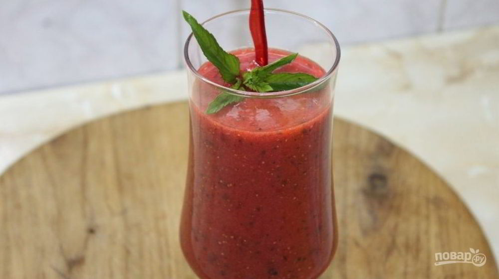Как приготовить смузи из клубники