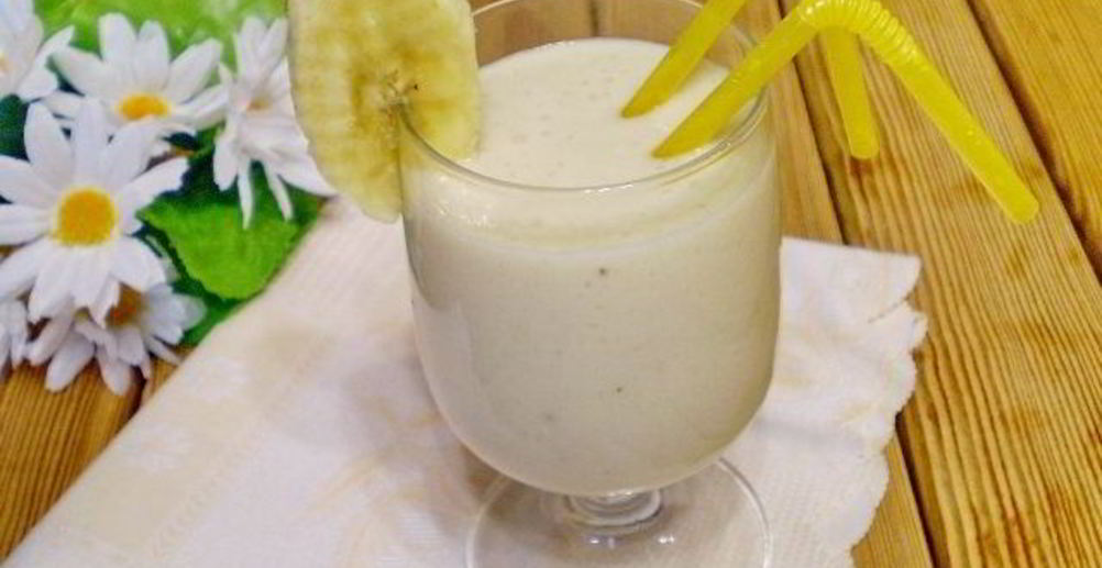 Рецепт овсяный смузи с бананом и киви