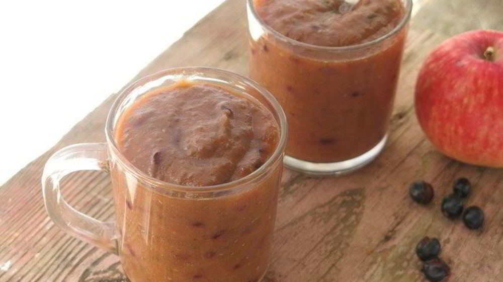 Как приготовить яблочный смузи с чиа