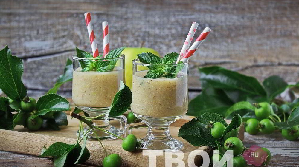 Как приготовить яблочный смузи