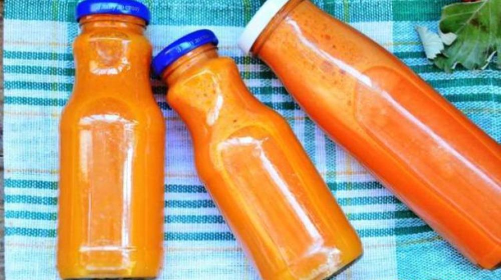 Как приготовить сок из тыквы, яблок и моркови