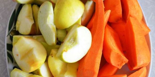 Рецепт сока из тыквы, яблок и моркови