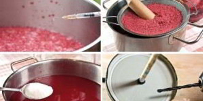 Рецепт вина из малины