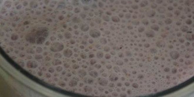 Рецепт ягодного коктейля с отрубями