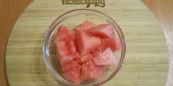 Рецепт зеленого коктейля с арбузом