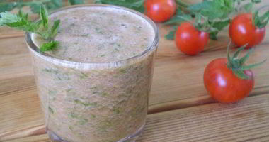 Рецепт Зеленого коктейля с помидорами